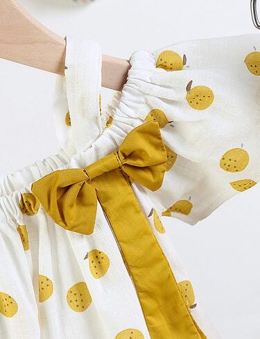 Hipea Toddler Baby Girls Summer Clothes Outfits Ruffle Camisole Spot Dot Tops and Casual Shorts Newborn Girl Clothing in Saudi Arabia