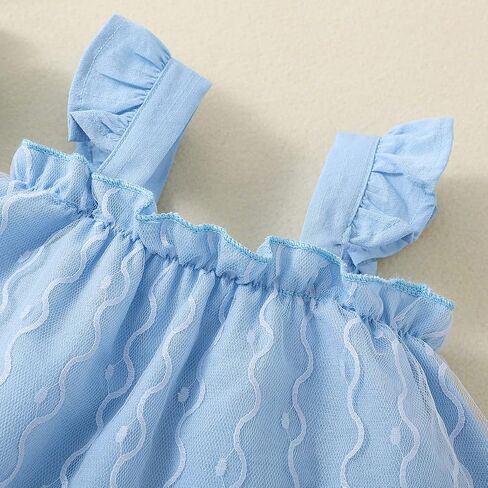 PaPaai Sara Toddler Baby Girl Clothes Summer Infant Girl Outfits Sleeveless Tops Shorts Set Baby Girl Clothing in Saudi Arabia