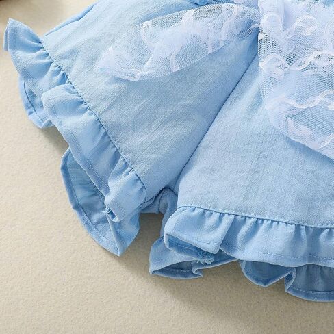 PaPaai Sara Toddler Baby Girl Clothes Summer Infant Girl Outfits Sleeveless Tops Shorts Set Baby Girl Clothing in Saudi Arabia