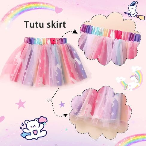 XIFAMNIY Baby Girl Half 1st 2nd Birthday Outfit Newborn 1 Year Unicorn Onesie Tutu Dress Headband Legging Socks in Saudi Arabia