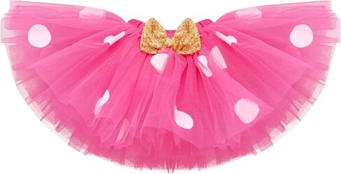 Baby Girls 1st Birthday Outfit Polka Dots ONE Romper Tutu Skirt Mouse Ears Headband Cake Smash Costume for Photo Shoot in Kuwait