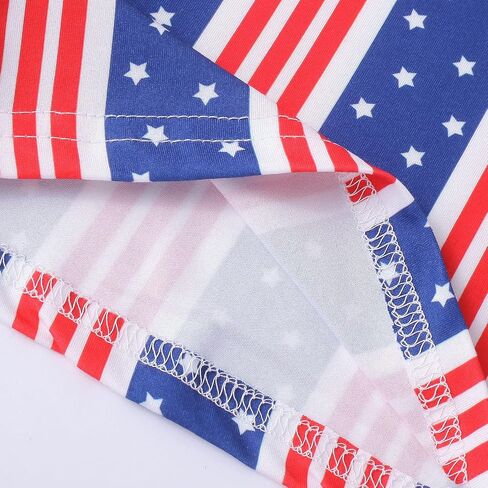 RETSUGO Baby Girls 4th of July Outfit Tulle Tutu Skirts Set Toddler Kids American Flag Heart Print Dress 2-8 Years Old in Saudi Arabia