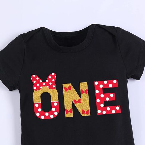Kids Girls 3rd Birthday Outfit Cake Smash Shirt with Polka Dots Tutu Skirt Photo Shoot Clothes Set in Kuwait
