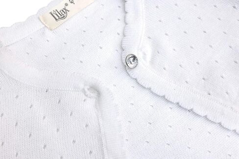 Lilax Baby Girls' Knit Long Sleeve One Button Closure Bolero Shrug in Saudi Arabia