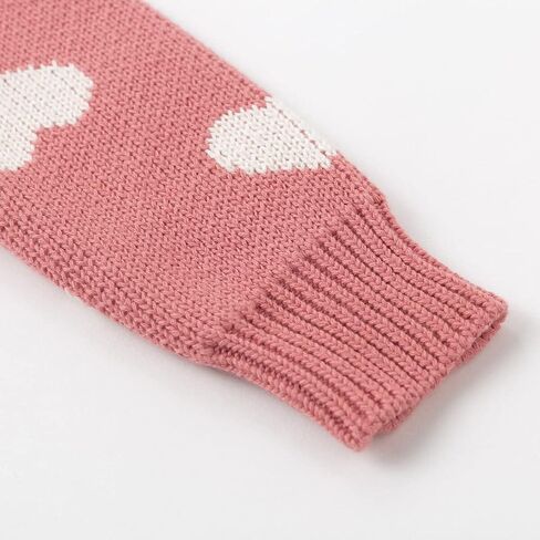 Simplee kids Baby Pullover Sweater Heart Knit Sweater Coat for Autumn Fall and Winter 3M-3T in Saudi Arabia