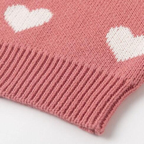 Simplee kids Baby Pullover Sweater Heart Knit Sweater Coat for Autumn Fall and Winter 3M-3T in Saudi Arabia