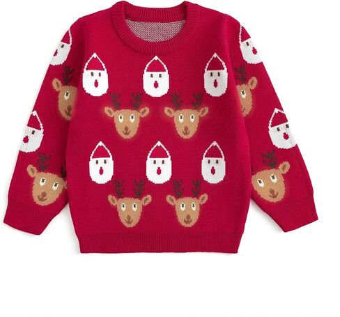 Simplee kids Baby Pullover Sweater Heart Knit Sweater Coat for Autumn Fall and Winter 3M-3T in Saudi Arabia