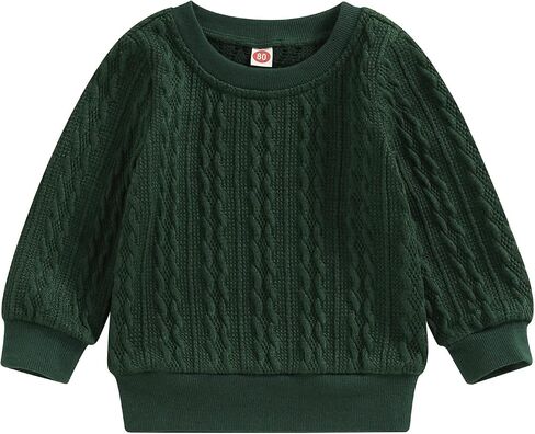 Toddler Girls Sweaters Baby Knit Sweater Warm Cardigans Sweatshirts for Boys and Girls in Saudi Arabia
