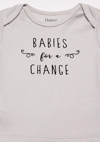 Hanes Baby T-Shirt, Flexy Soft Stretch Shirt, Expandable Shoulder, 4-Pack in Saudi Arabia