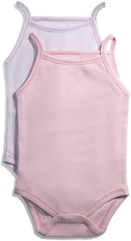 Feathers Tank Top Bodysuits for Baby Girl (2 Pack) Super Soft One-Piece Toddler Bodysuit in Kuwait
