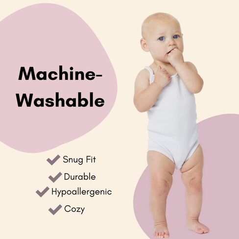 Feathers Tank Top Bodysuits for Baby Girl (2 Pack) Super Soft One-Piece Toddler Bodysuit in Kuwait