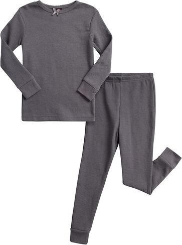dELiA*s Baby Girls' Thermal Underwear - 2 Piece Waffle Knit Top and Long Johns (Infant/Toddler) in Saudi Arabia