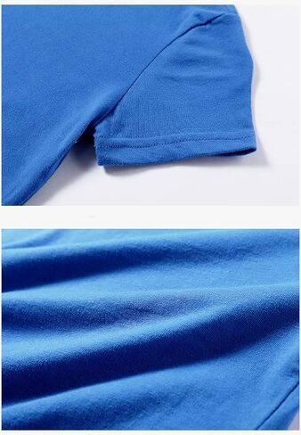 تي شيرت AdaliaFaye للأطفال برقبة دائرية من القطن الصلب للأولاد والبنات بأكمام قصيرة ومريح للأطفال الصغار، تي شيرت داخلي ناعم in Kuwait