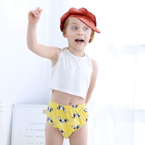 Toddler Potty Training Pants 4 Pack,Cotton Training Underwear Size 2T,3T,4T,Waterproof Underwear for Kids in Saudi Arabia