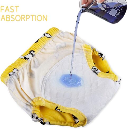 Toddler Potty Training Pants 4 Pack,Cotton Training Underwear Size 2T,3T,4T,Waterproof Underwear for Kids in Kuwait