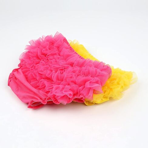 HOOLCHEAN Baby Infant Girls 2PCS Set Tulle Ruffle Bloomer in Kuwait