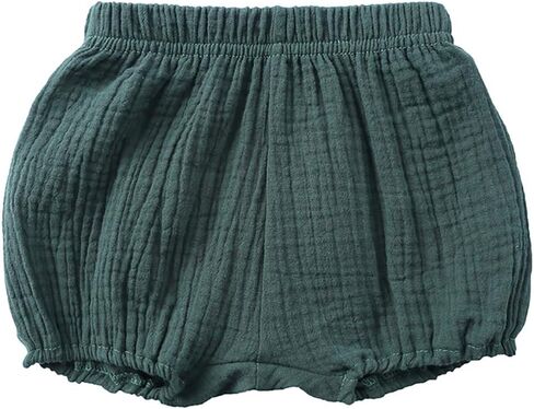 ZFTTZYMX Baby Girls Ruffle Bloomer Shorts Toddler Cute Cotton Linen Panty Diaper Covers in Kuwait