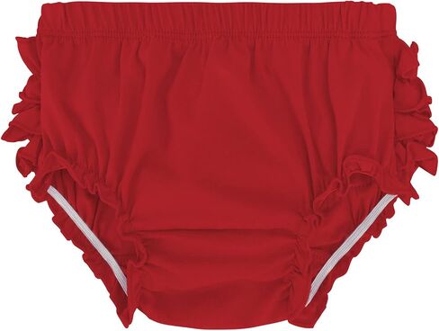 Durio Ruffle Baby Bloomers Cotton Diaper Covers for Girls 0-2T | Soft Cotton Stretch, Back Ruffle Bloomers, Easy Diaper Covers, Toddler Girls Under Dress Shorts, Daily Wear for 0-24M in Saudi Arabia