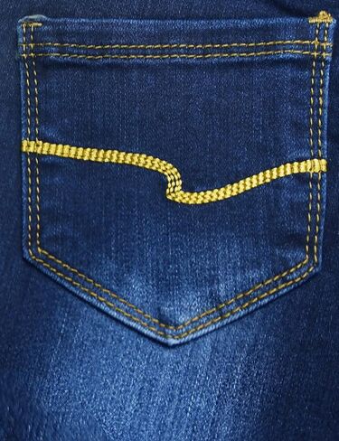 KIDSCOOL SPACE Baby Girl Boy Jeans,Little Kid Elastic Band Inside Ripped Denim Pants in Saudi Arabia