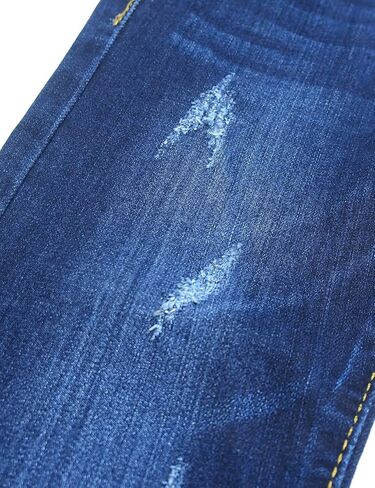 KIDSCOOL SPACE Baby Girl Boy Jeans,Little Kid Elastic Band Inside Ripped Denim Pants in Saudi Arabia