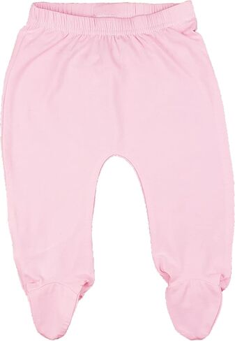 123 Bear Baby Soft Cotton Spandex Pants with Feet in Kuwait
