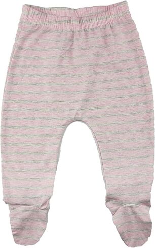 123 Bear Baby Soft Cotton Spandex Pants with Feet in Kuwait