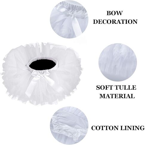 Baby Girls Tutu Skirt, Infant Tulle Tutus, Newborn Soft Skirts for Toddlers in Saudi Arabia