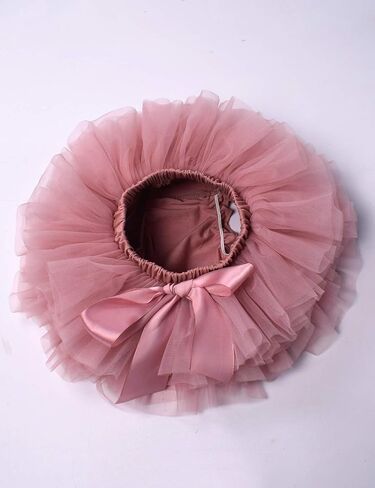 Baby Girls Tutu Skirt with Diaper Cover Soft Tulle Bloomers and Headband Sets 6M-3T in Saudi Arabia
