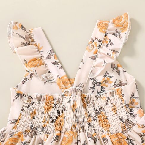Kids Toddler Baby Girls Rainbow Dress Princess Sleeveless Beach Butterfly Sundress in Saudi Arabia