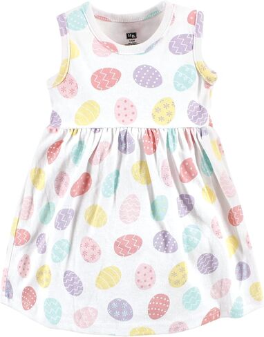 Hudson Baby Infant and Toddler Girls Cotton Dress and Cardigan Set in Saudi Arabia