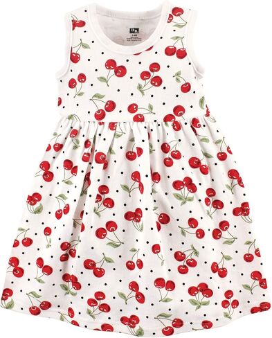 Hudson Baby Girls' Cotton Dress and Cardigan Set in Kuwait