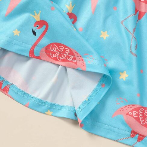 RETSUGO Little Girl A-Line Dresses Bowknot Dress for Baby Girls Casual Toddler Girl Dresses for Party Girl Dress 1-8 Years in Saudi Arabia