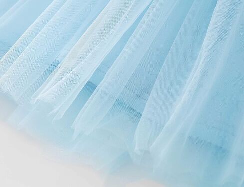 Toddler Baby Girl Tutu Tulle Dress Sleeveless Fluffy Cute Party Sundress in Saudi Arabia