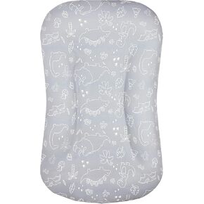 DILIMI Baby Lounger Cover for Boys and Girls Removable Cover Ultra Soft Comfortable Slipcover,Dinosaur(Lounger not Included)