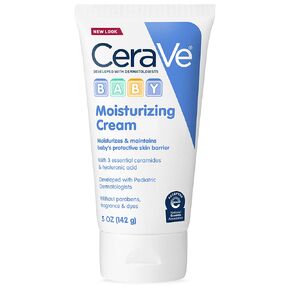 CeraVe Baby Cream, Gentle Moisturizing Cream with Ceramides, Fragrance, Paraben, Dye & Phthalates Free, Rich & Non-Greasy Feel, Gentle Baby Skin Care, 8 Ounce in Kuwait