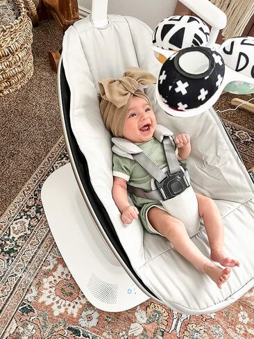 4moms MamaRoo Multi-Motion Baby Swing, Bluetooth Enabled with 5 Unique Motions, Grey in Saudi Arabia