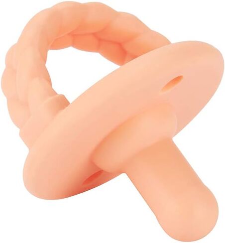 Itzy Ritzy Silicone Pacifiers for Newborn - Sweetie Soother Pacifiers Feature Collapsible Handle & Two Air Holes for Added Safety; for Ages Newborn and Up, Set of 2 in Agave & Succulent in Saudi Arabia