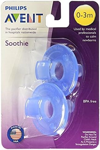 Philips Avent Soothie Pacifier, Blue, 0-3 Months, 2 Count in Saudi Arabia