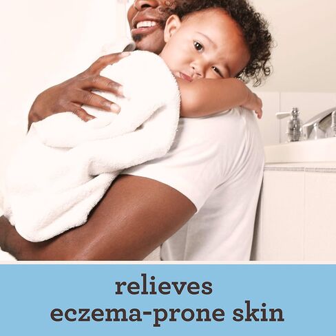 Aveeno Baby Cleansing Therapy Moisturizing Baby Body Wash with Natural Oatmeal & ProVitamin B5, Gentle Tear-Free Baby Bath Wash for Sensitive & Eczema-Prone Skin, Hypoallergenic, 8 oz in Saudi Arabia