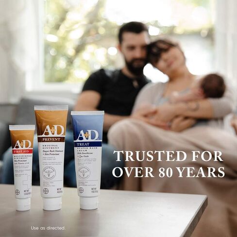 A+D Original Diaper Rash Ointment, Healing Skin Ointment for Dry and Cracked Skin, 16 Ounce (Pack of 1) in Saudi Arabia