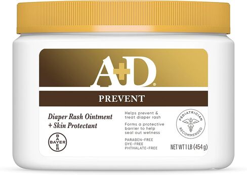 A+D Original Diaper Rash Ointment, Healing Skin Ointment for Dry and Cracked Skin, 16 Ounce (Pack of 1) in Saudi Arabia