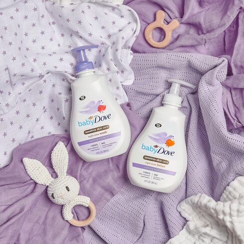 Baby Dove Sensitive Skin Care Baby Wash Calming Moisture For a Calming Baby Bath Wash Hypoallergenic and Tear-Free, Washes Away Bacteria 13 oz in Saudi Arabia