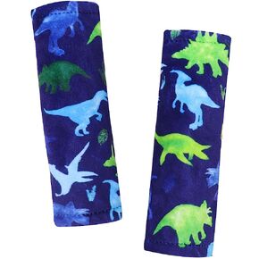 Baby Car Seat Belt Covers, Adventure Mountain Car Seat Straps Shoulder Pads for Girls Boys, Minky Seat Belt Protectors for Car Seats/Pushchair/Stroller, for Kids Newborn Infants Toddlers