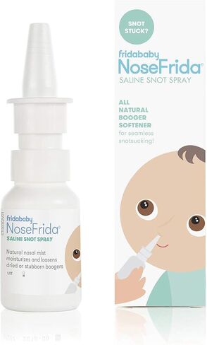 Frida Baby NoseFrida Saline Spray|Saline Nasal Spray to Soften Nasal Passages for Use Before NoseFrida The SnotSucker in Saudi Arabia