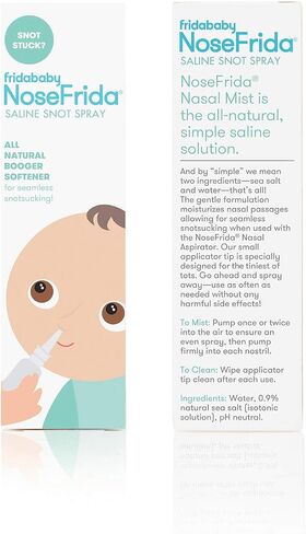 Frida Baby NoseFrida Saline Spray|Saline Nasal Spray to Soften Nasal Passages for Use Before NoseFrida The SnotSucker in Saudi Arabia