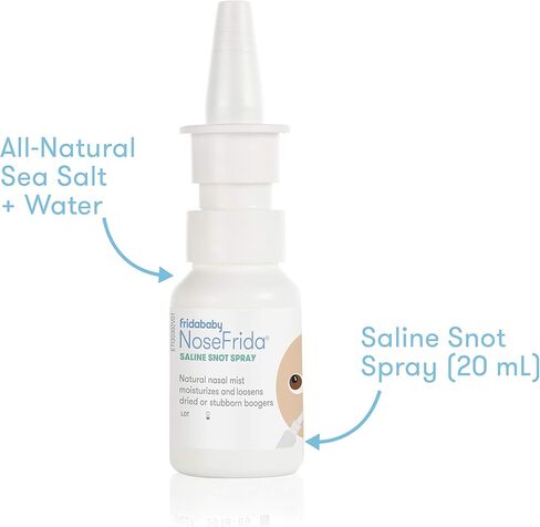 Frida Baby NoseFrida Saline Spray|Saline Nasal Spray to Soften Nasal Passages for Use Before NoseFrida The SnotSucker in Saudi Arabia