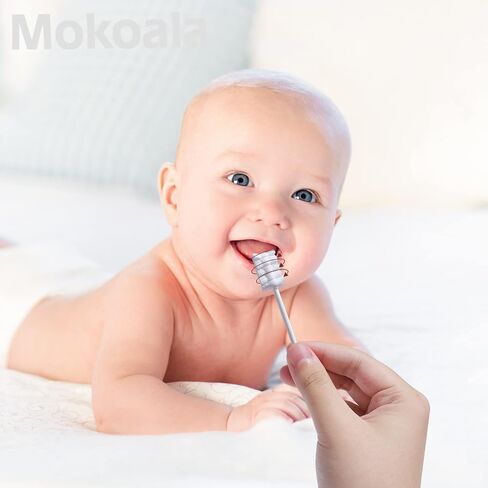 60Pcs Baby Tongue Cleaner, Baby Toothbrush, Disposable Baby Mouth Cleaner, Soft Gauze Toohthbrush Newborn Oral Cleaning Stick Dental Care for 0-36 Month Baby in Saudi Arabia