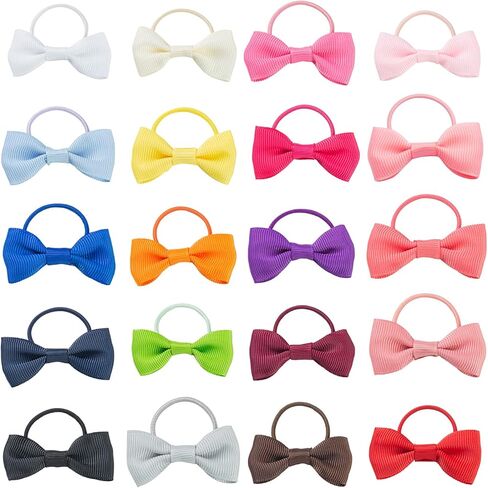 40 قطعة شعر صغيرة الضفيرة الشعر فيونكات شعر للبنات الصغار بنات قوس ذيل حصان in Kuwait