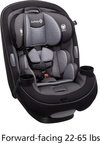 Safety 1st Grow and Go All-in-One Convertible Car Seat & Grand 2-in-1 Booster Car Seat, Extended Use: Forward-Facing with Harness, 30-65 pounds and Belt-Positioning Booster, 40-120 pounds, Dunes Edge in Saudi Arabia