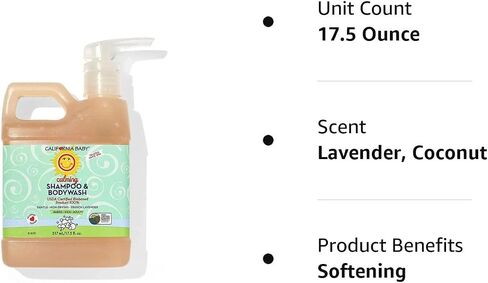 California Baby, Shampoo and Body Wash, 8.5 oz in Saudi Arabia
